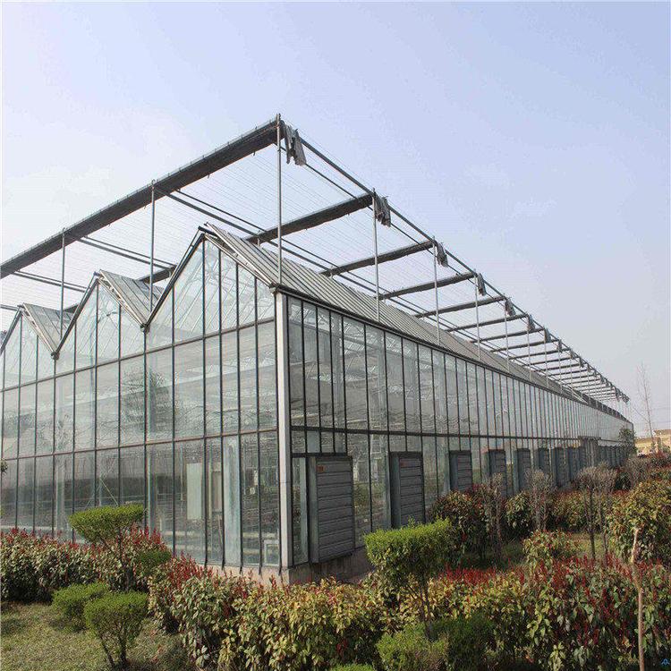 青州玻璃温室大棚制造 可上门安装 连栋智能温室大棚价格 清流玻璃温室智能大棚