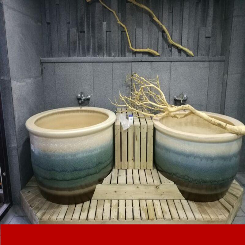 定做陶瓷洗浴大缸 日式温泉极乐汤泉泡澡缸1.1.2米厂家直销4