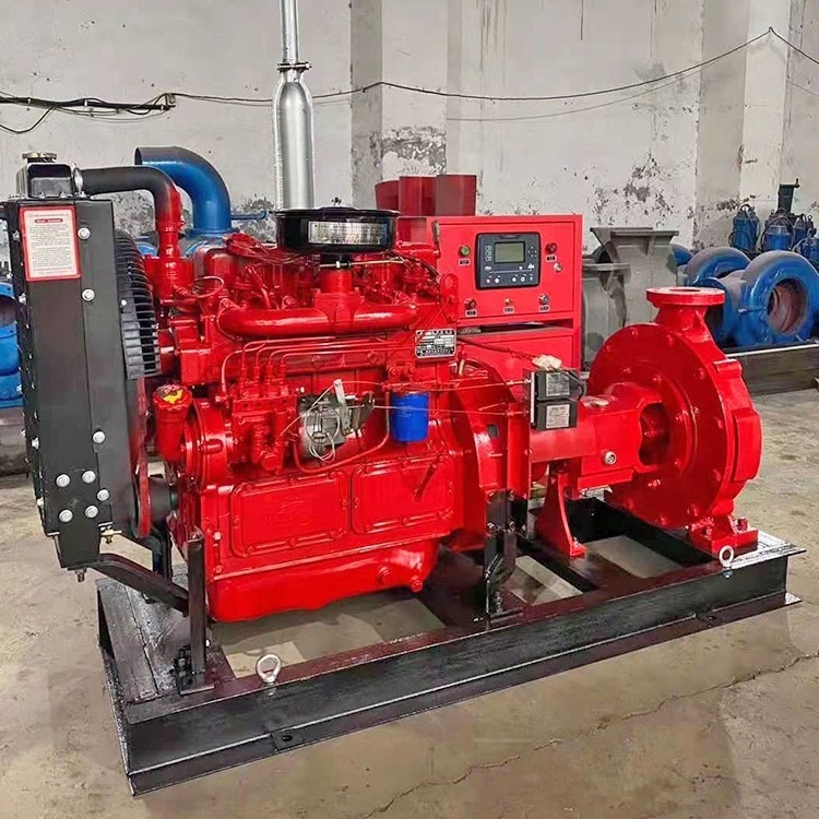 柴油水泵机组 大流量高压消防柴油水泵 消防增压柴油水泵机组 奥莱