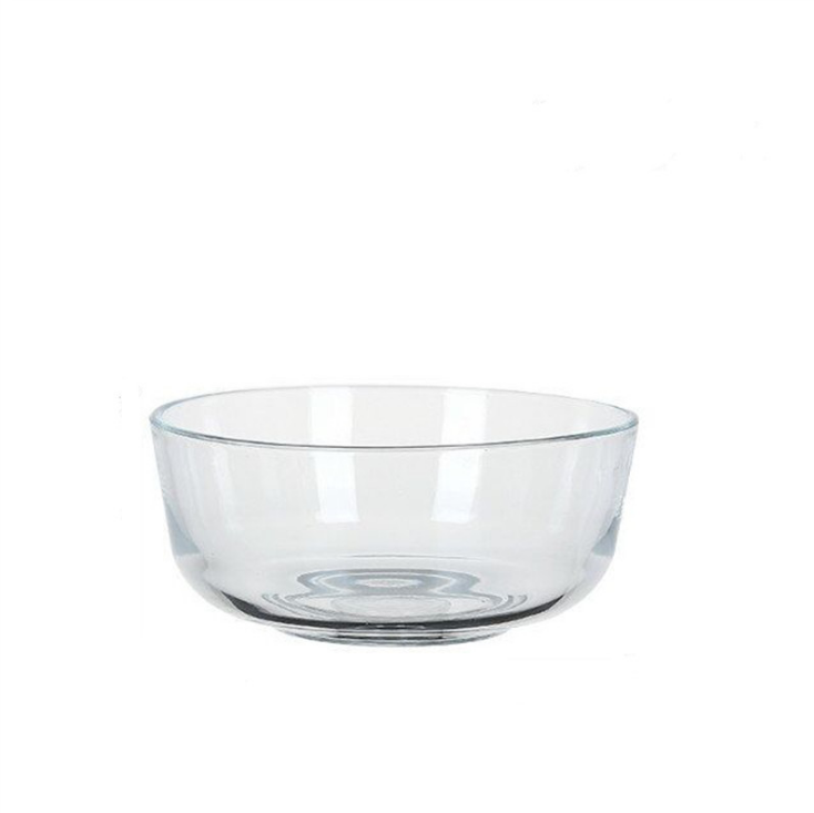 厂家批发简单甜品水果沙拉碗创意调料碗礼品普白料透明玻璃碗4