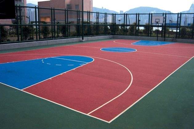 泰安幼儿园悬浮式拼装地板 塑胶篮球场拼装地板 滑拼装式运动地垫2