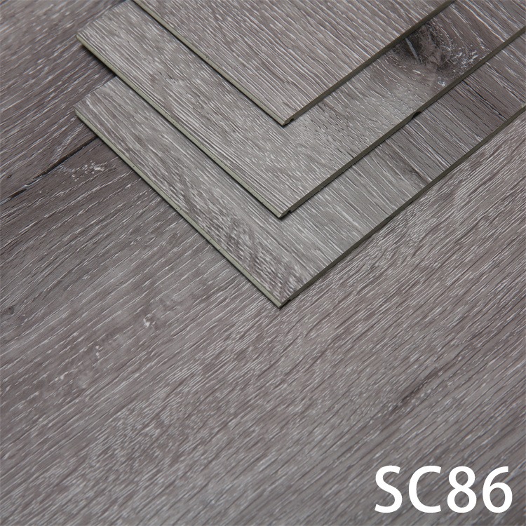 4mm防水质量可靠一件直发免胶安装 spc石塑地板厂家地毯纹一手货源价格美丽免胶安装 山西