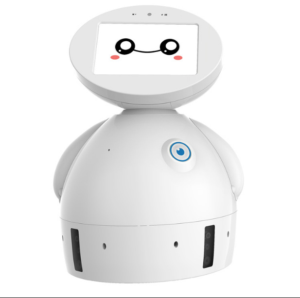 雷大白 智能家用机器人语音互动儿童益智陪伴远程遥控视频 包邮4