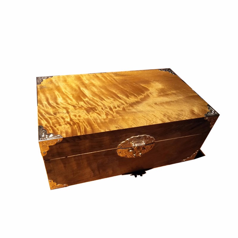 正宗金丝楠木盒子珠宝盒公章盒装钱装记念品盒子 木质工艺品