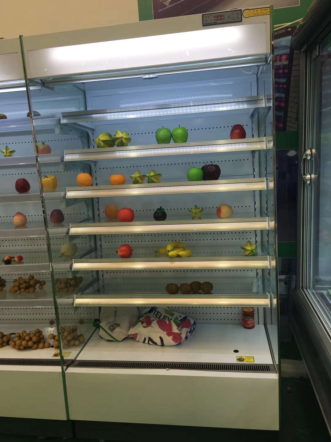 蔬菜冷藏柜 未来雪-W-FMG-12-水果保鲜柜 超市风幕柜 水果店风幕柜 商用冰箱展示柜冰柜 水果柜4