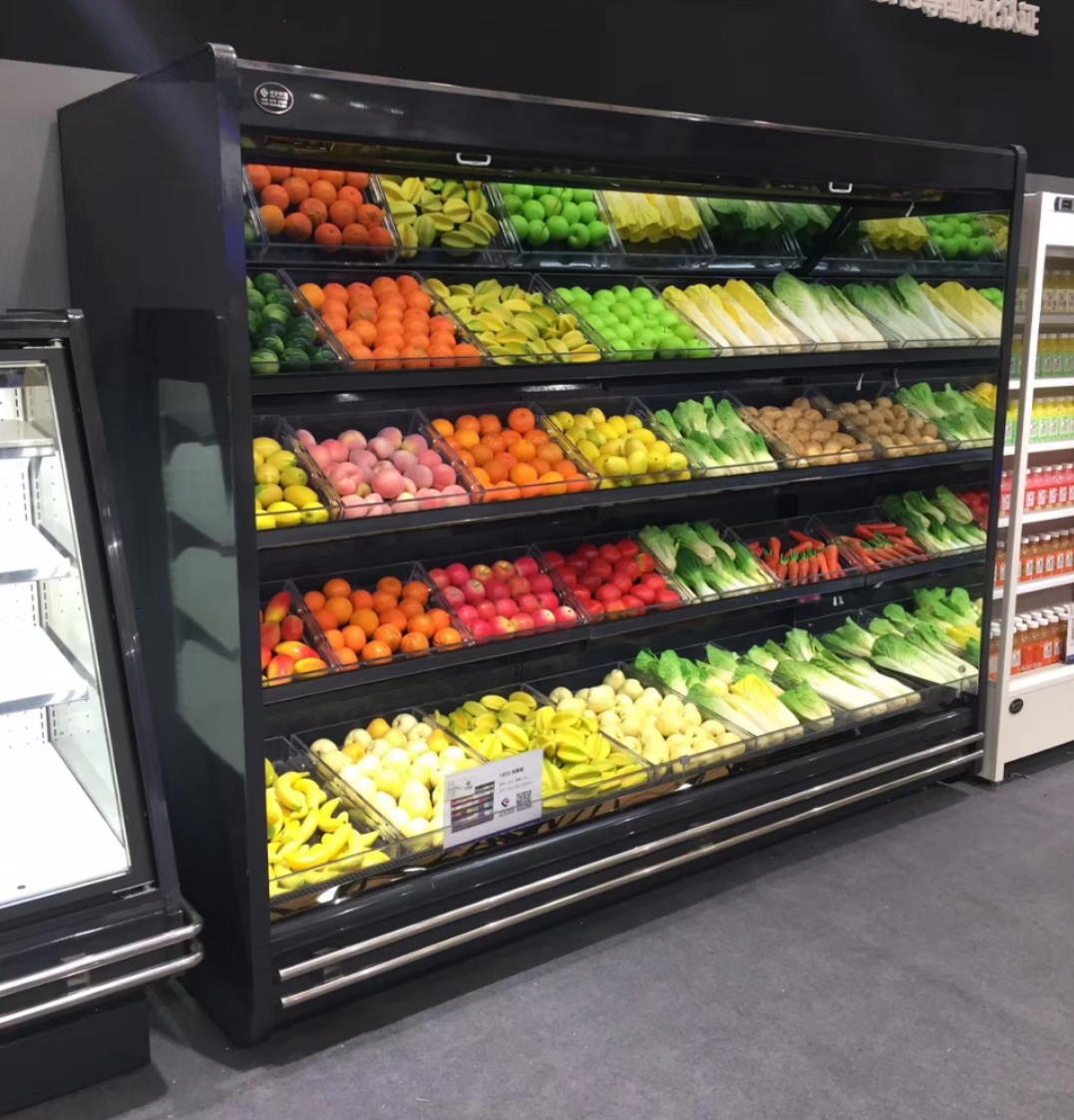 蔬菜冷藏柜 未来雪-W-FMG-12-水果保鲜柜 超市风幕柜 水果店风幕柜 商用冰箱展示柜冰柜 水果柜3