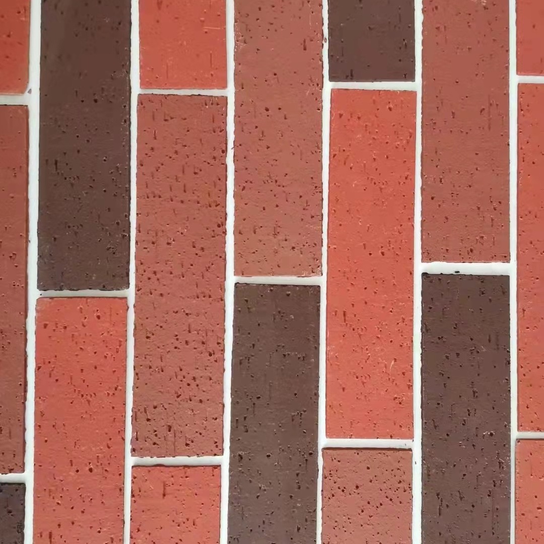 郑州软瓷砖装饰材料柔性砖红色仿砖美观柔性面砖装饰建材柔石