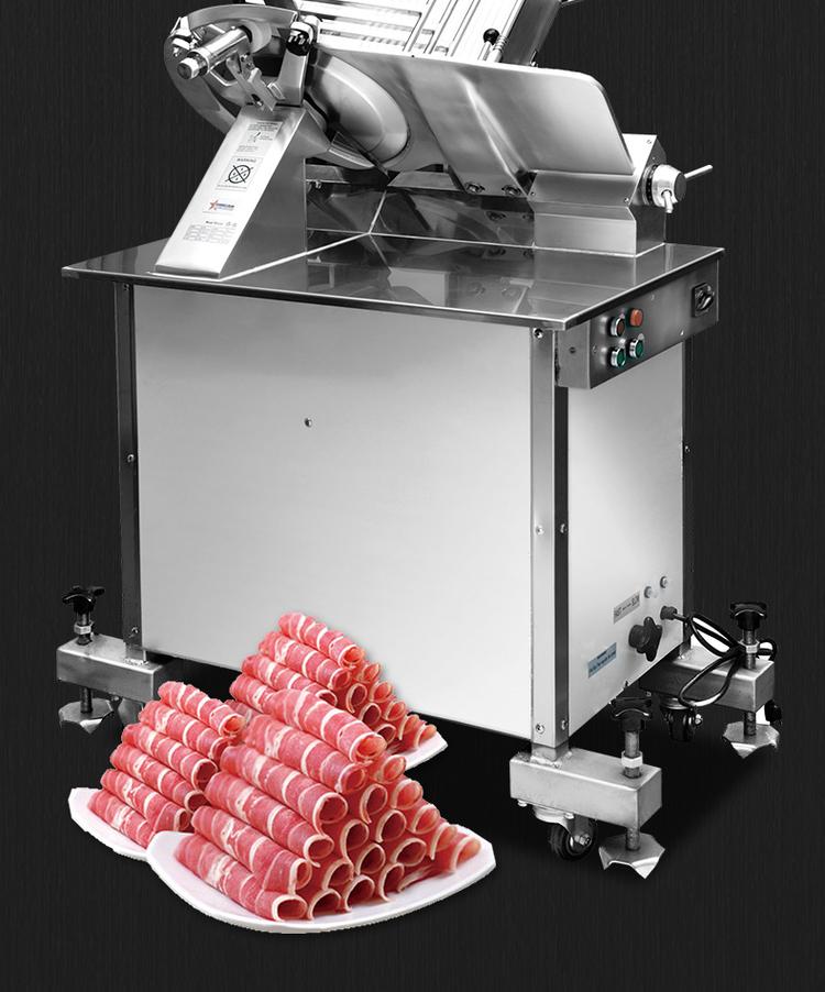 华菱切片机商用大型切肉机西安实体店全自动刨肉机羊肉切片电动立式刨片机HB-3504
