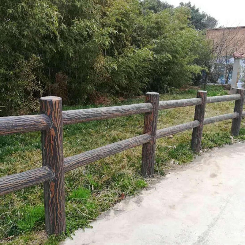水泥仿木栏杆混凝土户 景观工程项目2