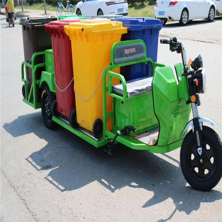 新能源挂桶垃圾车 4方挂桶垃圾车 电动三轮垃圾车8