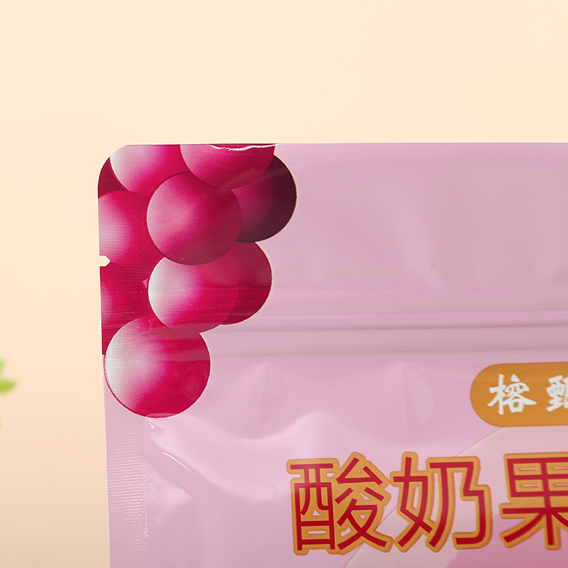 酸奶果粒燕麦片包装袋 塑料食品袋 水果坚果八边封包装袋1