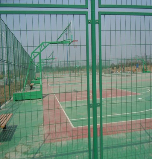 桃型柱护栏网定制 喷塑护栏网双边丝防护护栏网2