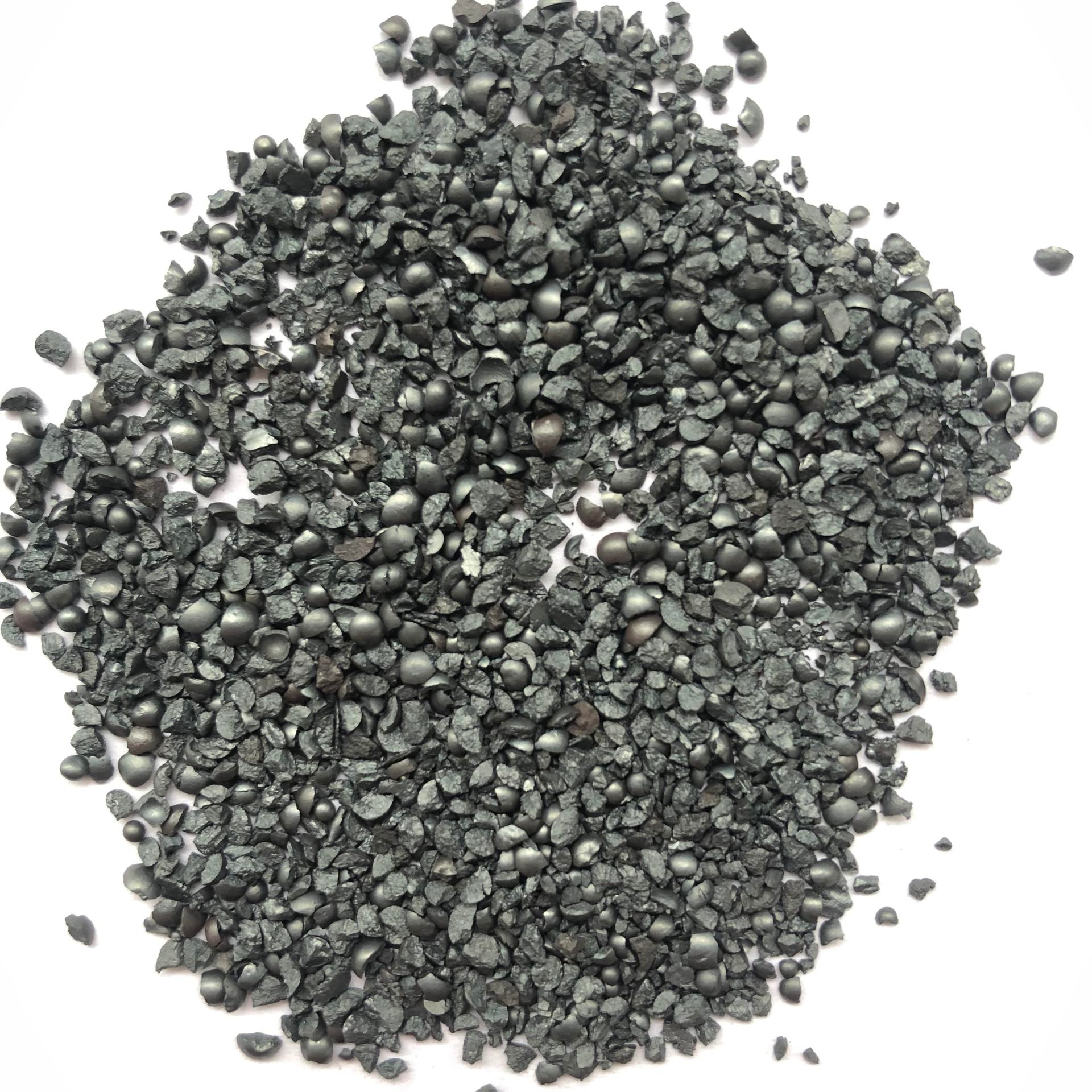金属磨料大量现货 基实厂家供应G18除锈铸钢砂 国标钢砂棱角砂型号齐全