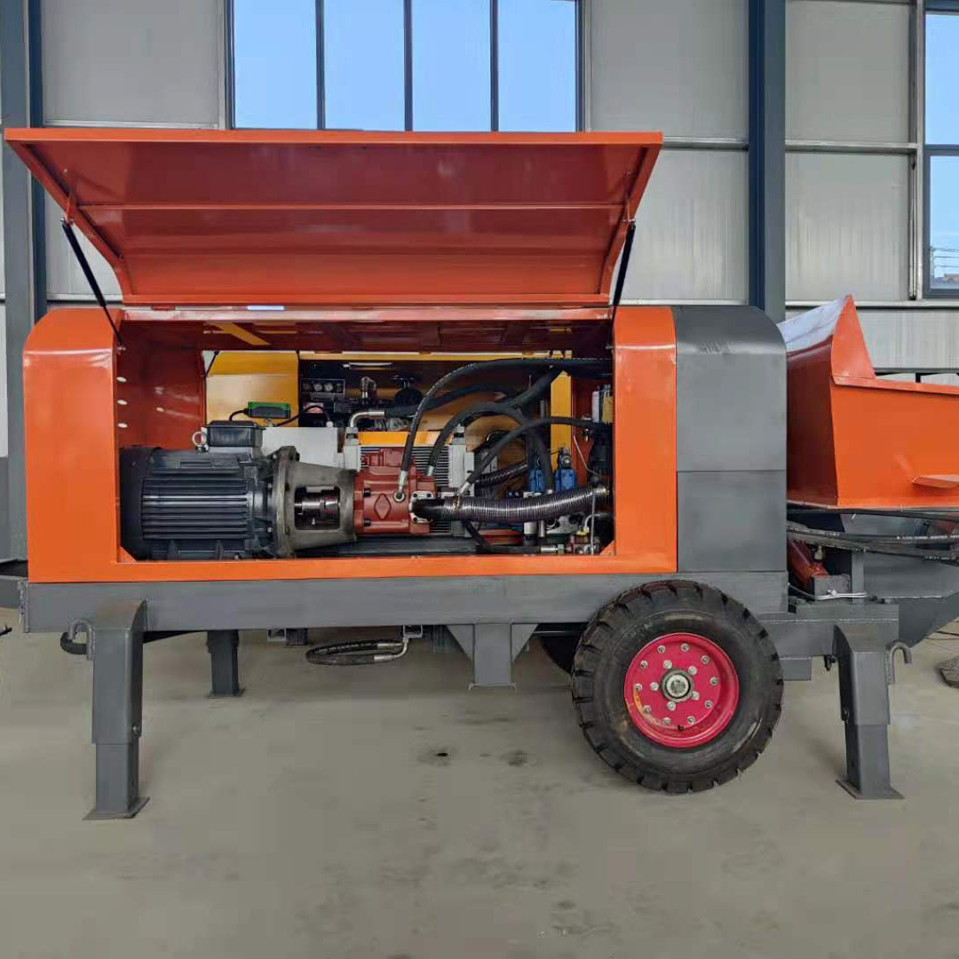 混凝土机械 桐业机械 生产厂家 电机混凝土输送泵 自流平混凝土泵车1