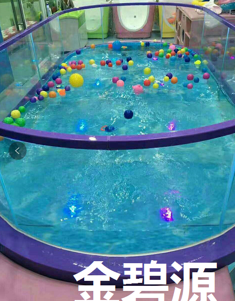 婴幼儿游泳池厂家直销 北京金碧源钢化透明玻璃儿童游泳池
