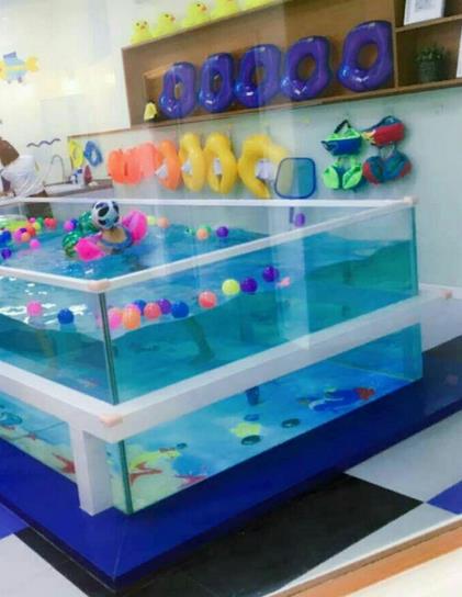 婴幼儿游泳池厂家直销 北京金碧源钢化透明玻璃儿童游泳池2