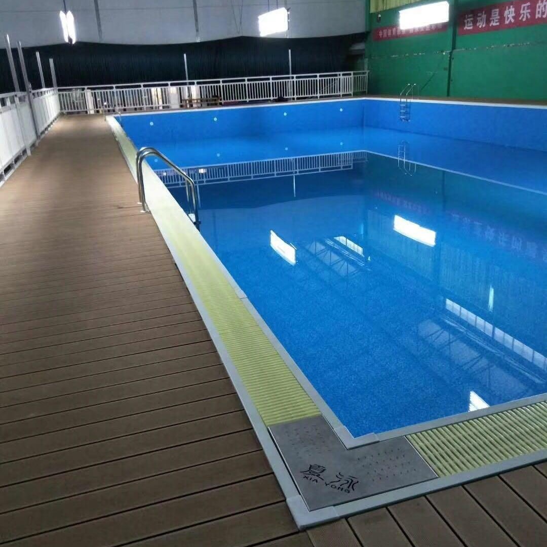 整体游泳池 健身房泳池 广东省江门市钢结构拼装式泳池 拆装式泳池4