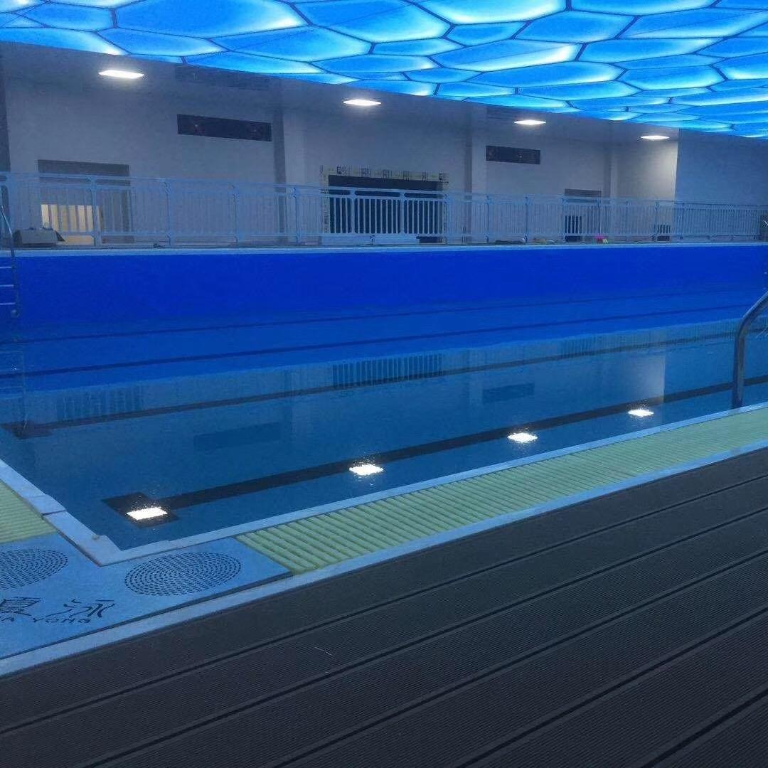 拆装式泳池 整体游泳池 健身房泳池 广东省潮州市钢结构拼装式泳池