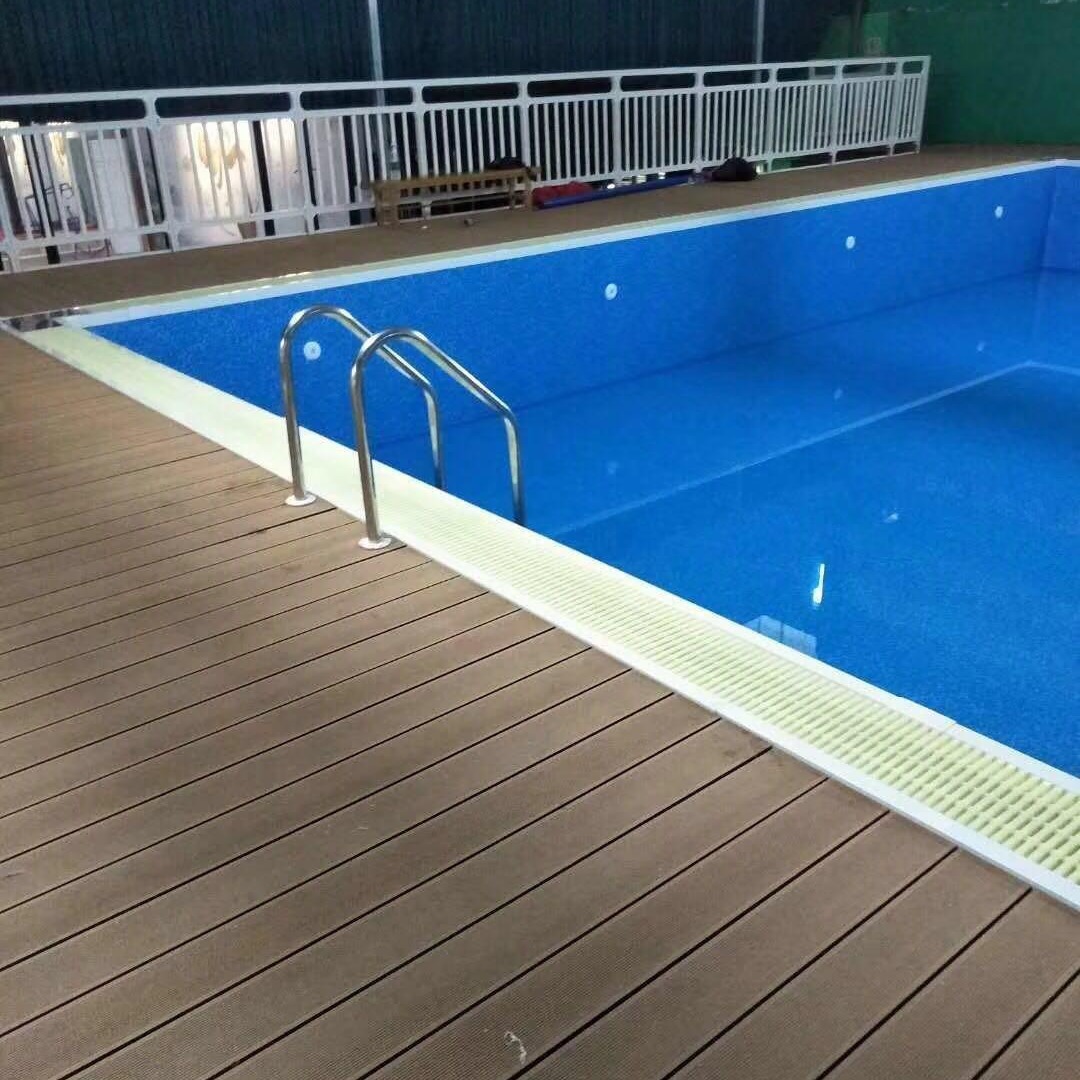整体游泳池 健身房泳池 广东省江门市钢结构拼装式泳池 拆装式泳池2