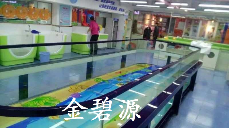 婴幼儿游泳池厂家直销 北京金碧源钢化透明玻璃儿童游泳池1