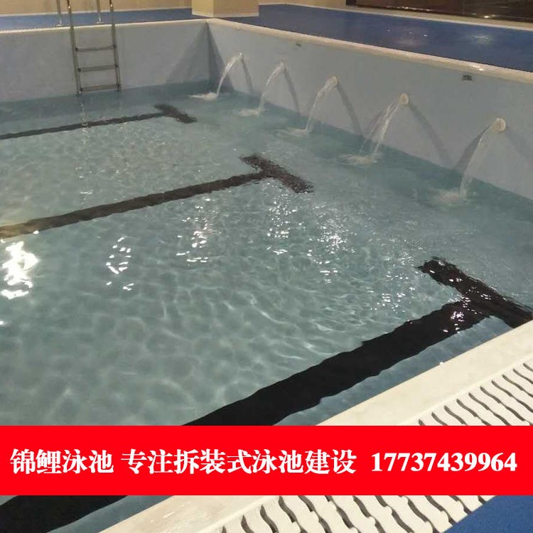 水上游艺设施 锦鲤泳池JL-1 拆装式游泳池 可拆装游泳池 拼装泳池