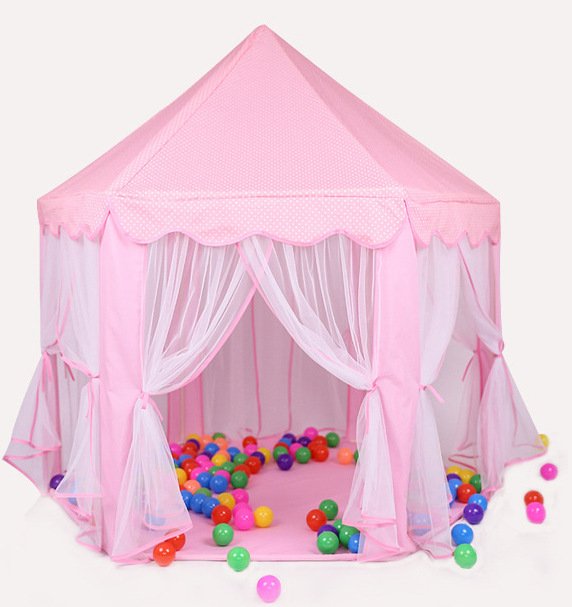 儿童帐篷厂家直供六角帐篷城堡玩具波波球海洋球池室内公主游戏屋儿童帐篷游戏屋2