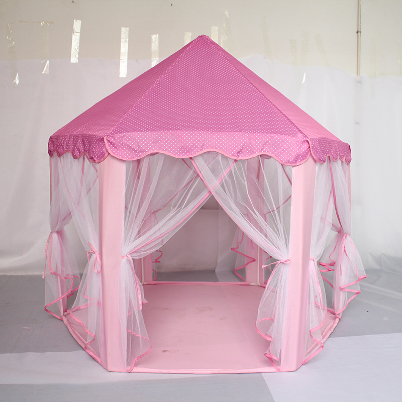 儿童帐篷厂家直供六角帐篷城堡玩具波波球海洋球池室内公主游戏屋儿童帐篷游戏屋5