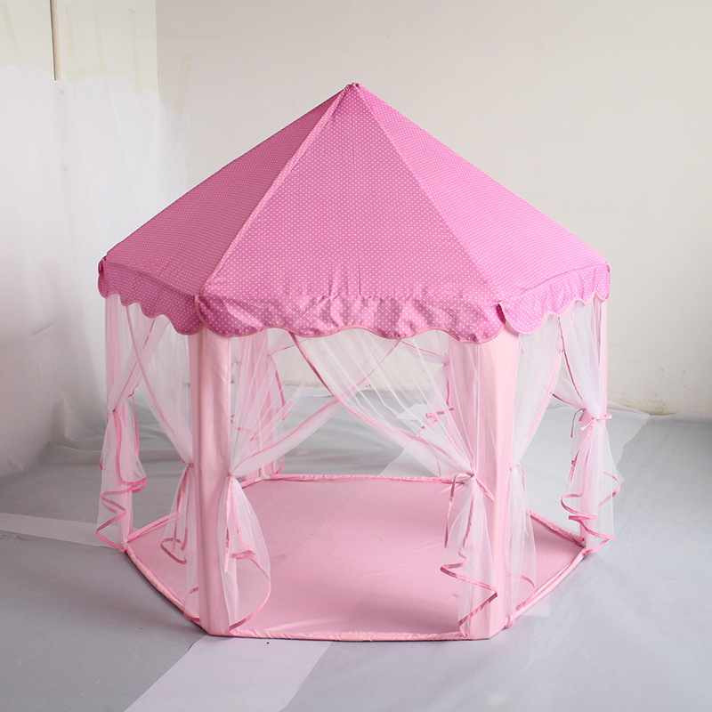 儿童帐篷厂家直供六角帐篷城堡玩具波波球海洋球池室内公主游戏屋儿童帐篷游戏屋6