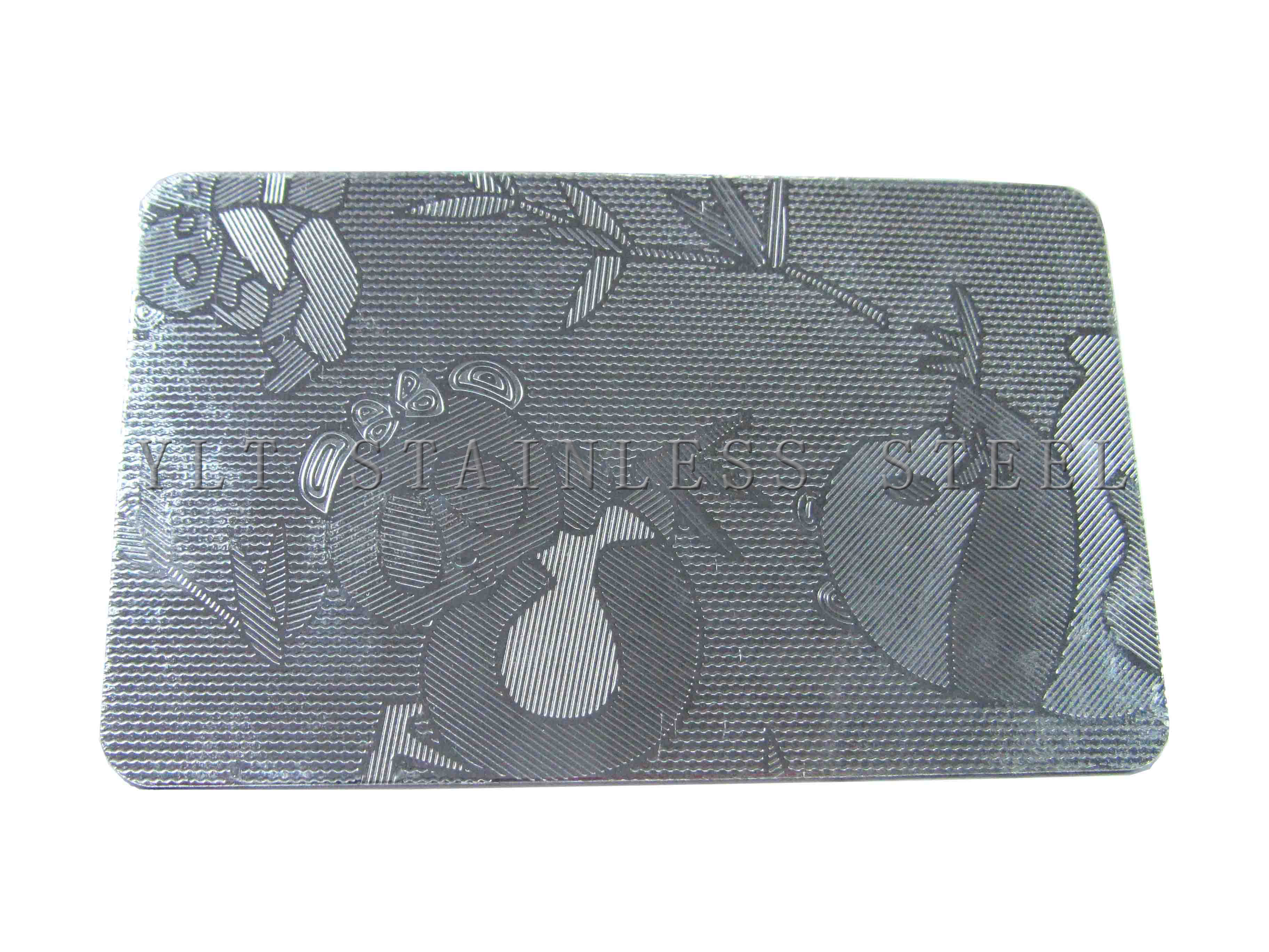 Plate Glossy for PVC Card Steel Matte Laminate Press5