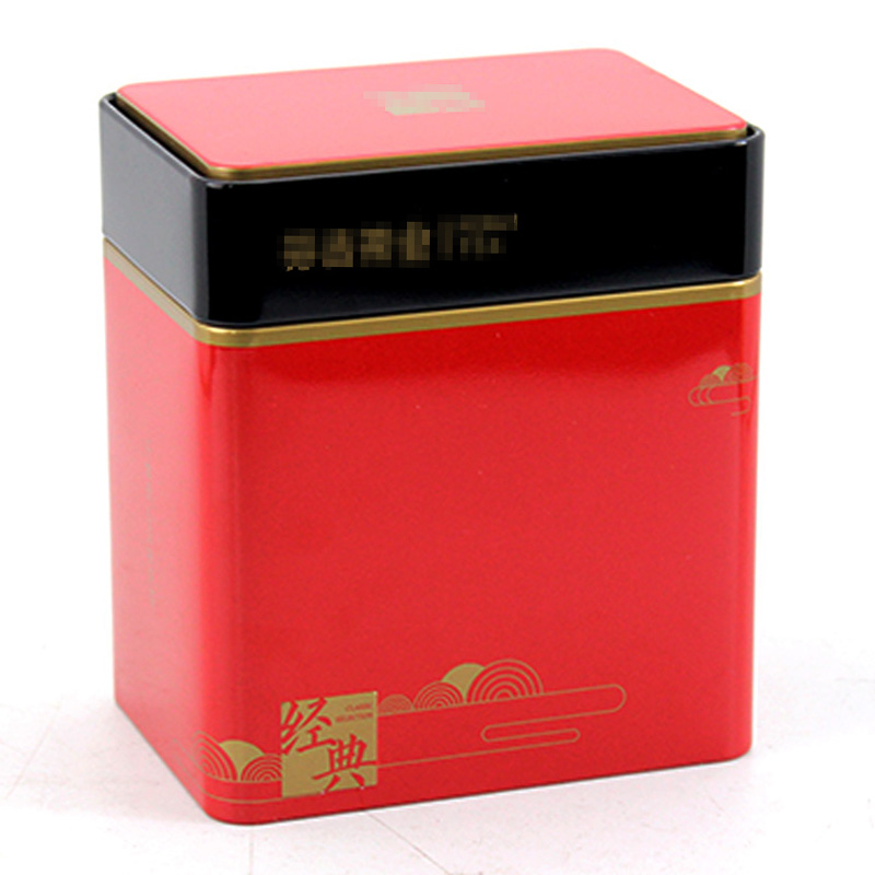 长方形茶叶罐铁罐定做 麦氏罐业 春茶铁盒包装厂家 茶叶包装礼盒生产厂家铁盒3