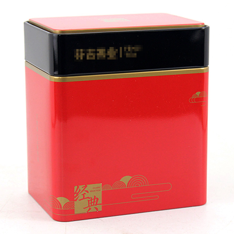 长方形茶叶罐铁罐定做 麦氏罐业 春茶铁盒包装厂家 茶叶包装礼盒生产厂家铁盒2
