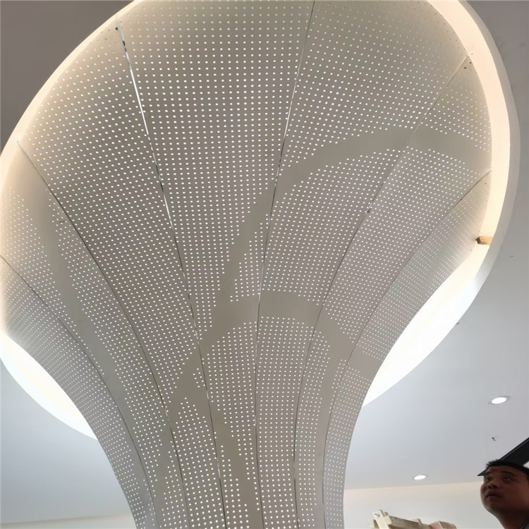 宏铝铝业户外冲孔图案铝单板 欧式雕花板 雨棚装饰弧形幕墙铝单板4