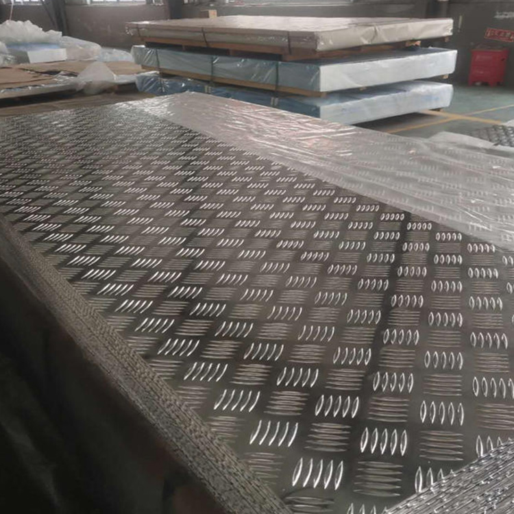 铝及铝合金材 铝合金五条筋花纹铝板 花纹铝板 1060防滑铝板1
