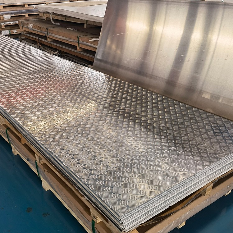 防滑铝板 铝及铝合金材 五条筋花纹铝板-国标材料6061-T6