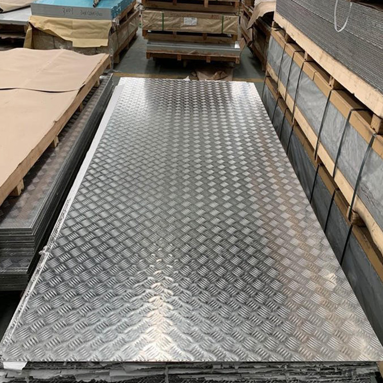 防滑铝板 铝及铝合金材 五条筋花纹铝板-国标材料6061-T61