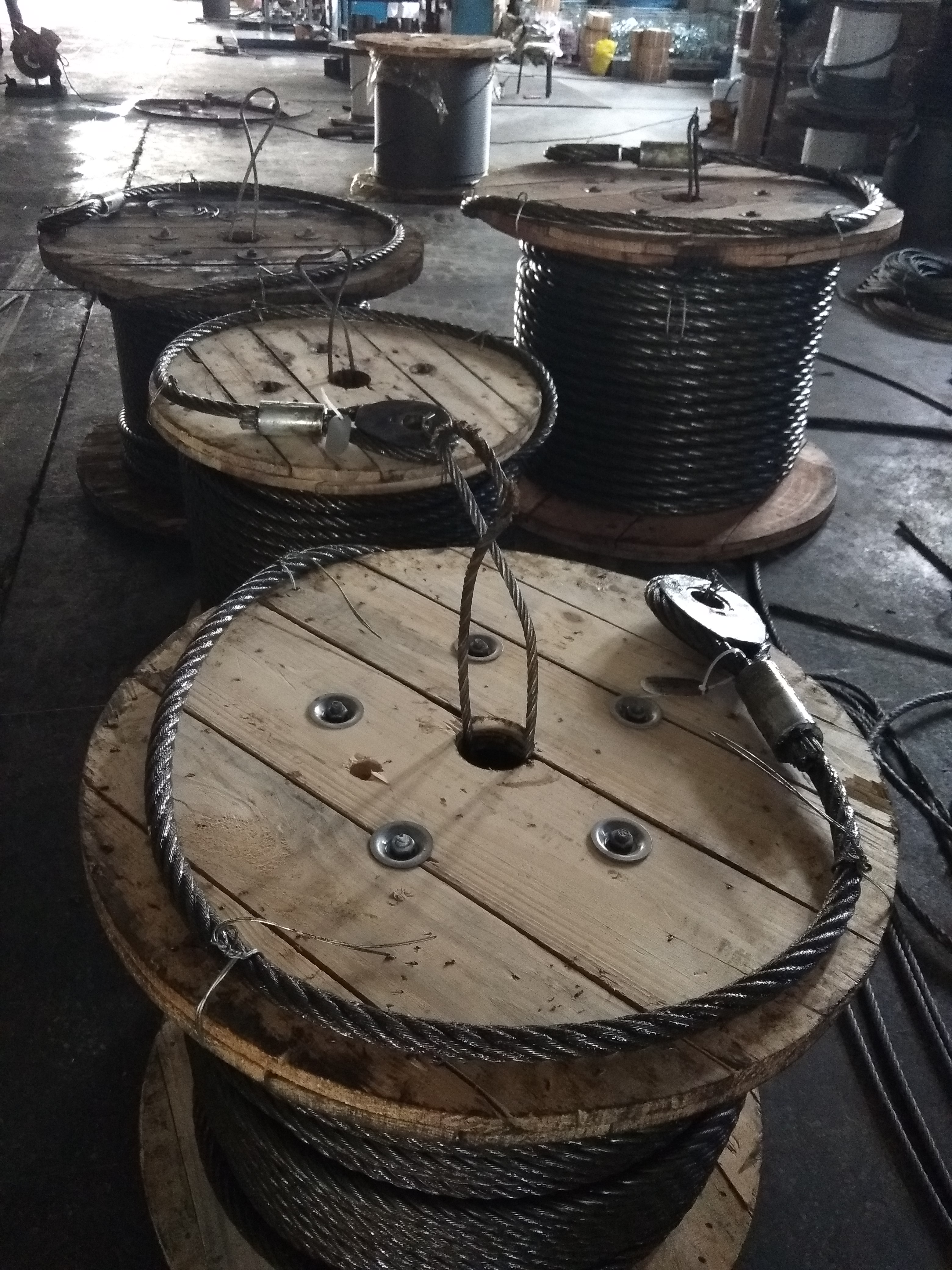 厂家生产 金属丝绳 批发卷扬机专用钢丝绳浇铸索节船用克令吊用2