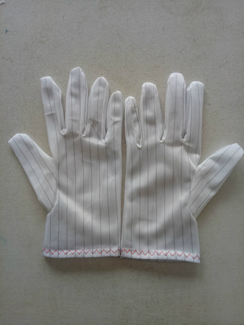 防静电条纹手套每副手套重量12.5克 防静电手套、腕带 防静电手套1