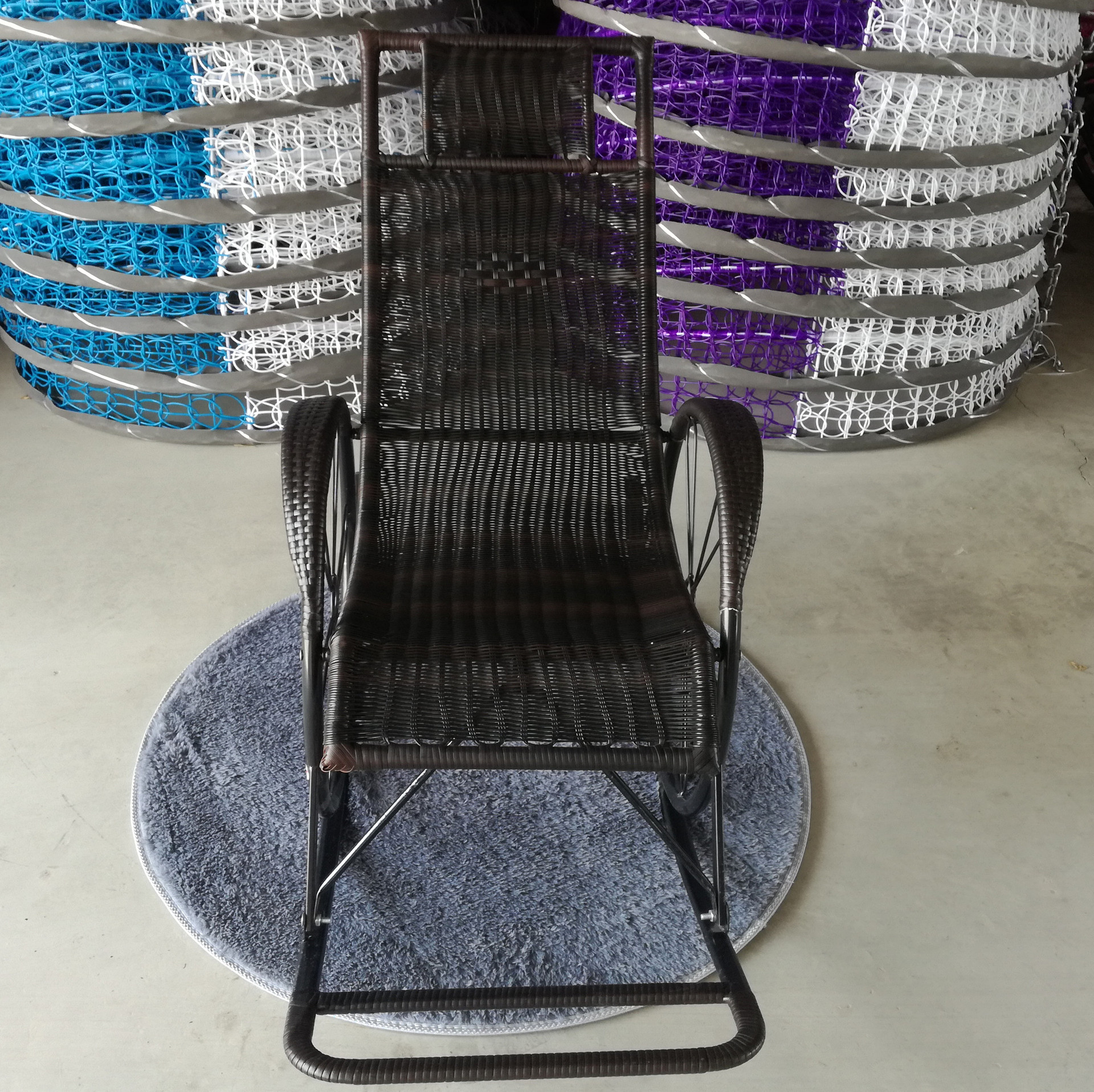 逍遥椅 藤编躺椅 摇摇椅 厂家直销双轮摇椅 质量可靠一件代发1