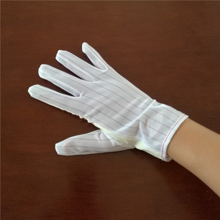 涂掌防静电手套 PU手套 无硫手套条纹电子厂专用 防静电PU涂层手套