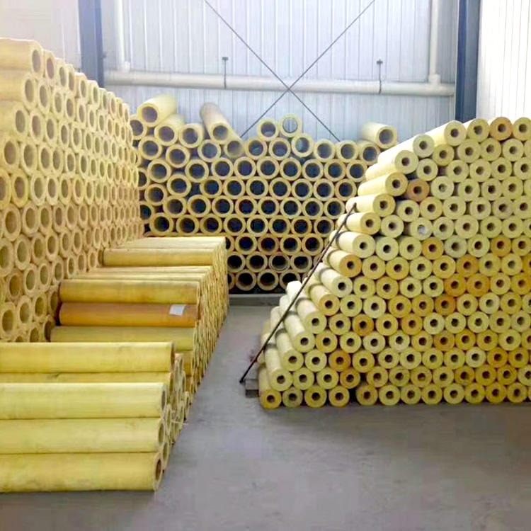出口玻璃棉管 密度80公斤玻璃棉管 保温、隔热材料 玻璃棉管 批发供应