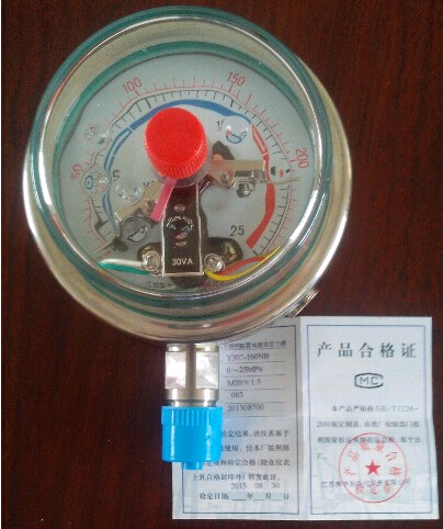 耐震电接点压力表-电接点压力表