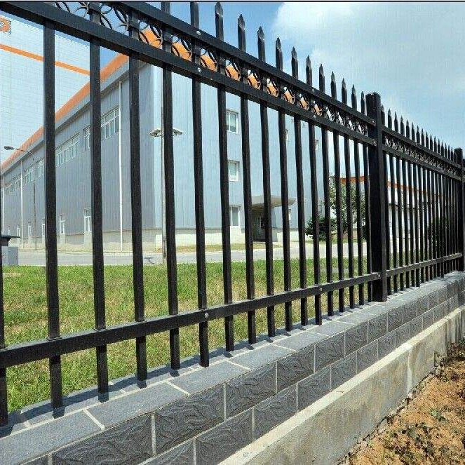 南昌厂家生产镀锌钢栅栏 新余供水局外墙围墙 萍乡公园铁围栏