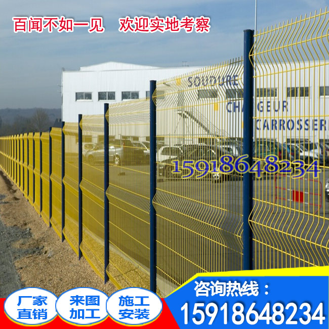惠州护栏生产厂家 清远厂房围栏网价格 镀锌网物流园围墙防护网
