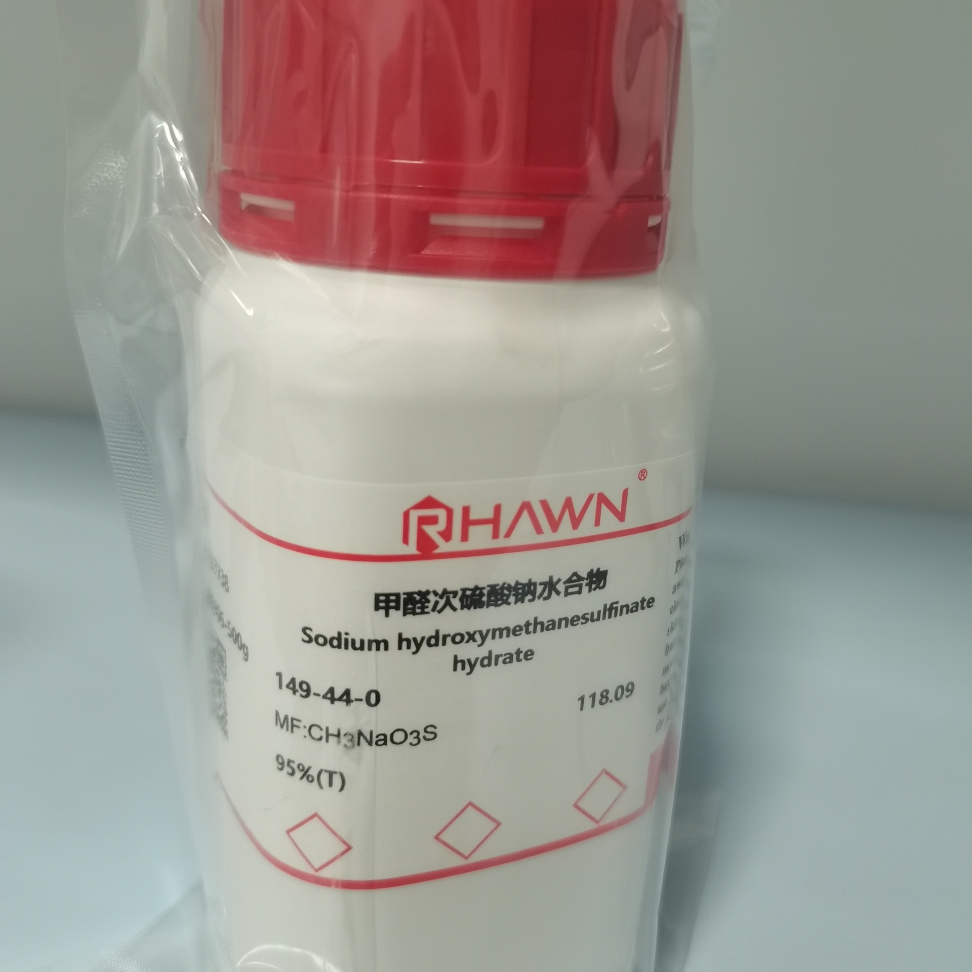 百灵威价格 罗恩 149-44-0吊白块95%（T）500g麦克林 阿拉丁 南京化学试剂厂家总代甲醛次硫酸钠水合物