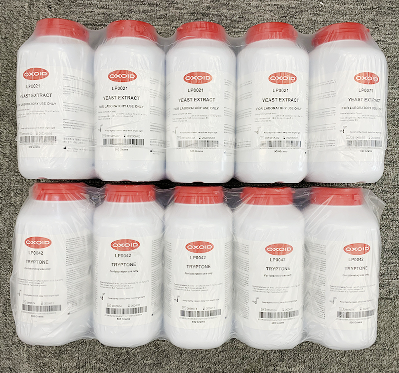 南京原装正品Tryptone胰蛋白胨 500g大豆酪蛋白一级代理价格优惠 胰酪胨OXIOD LP0042B5