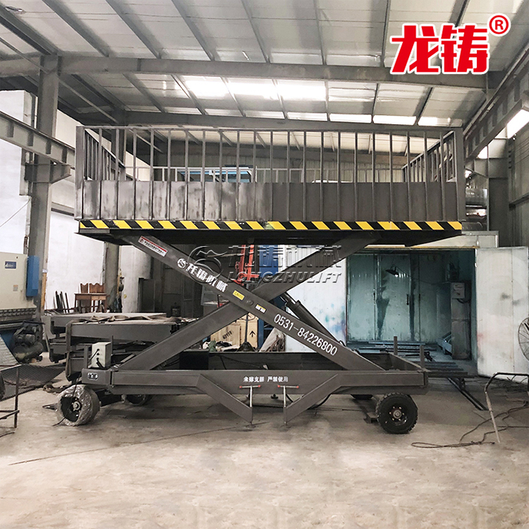 LZXZT 垂直升降装猪升降机 可移动卸猪台 河南漯河 龙铸 支持定制