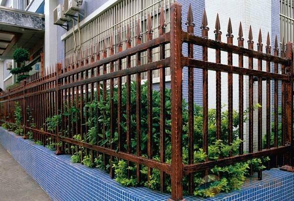 园林景观护栏 护栏 万金WJ 小区铝艺护栏安装 园艺护栏6