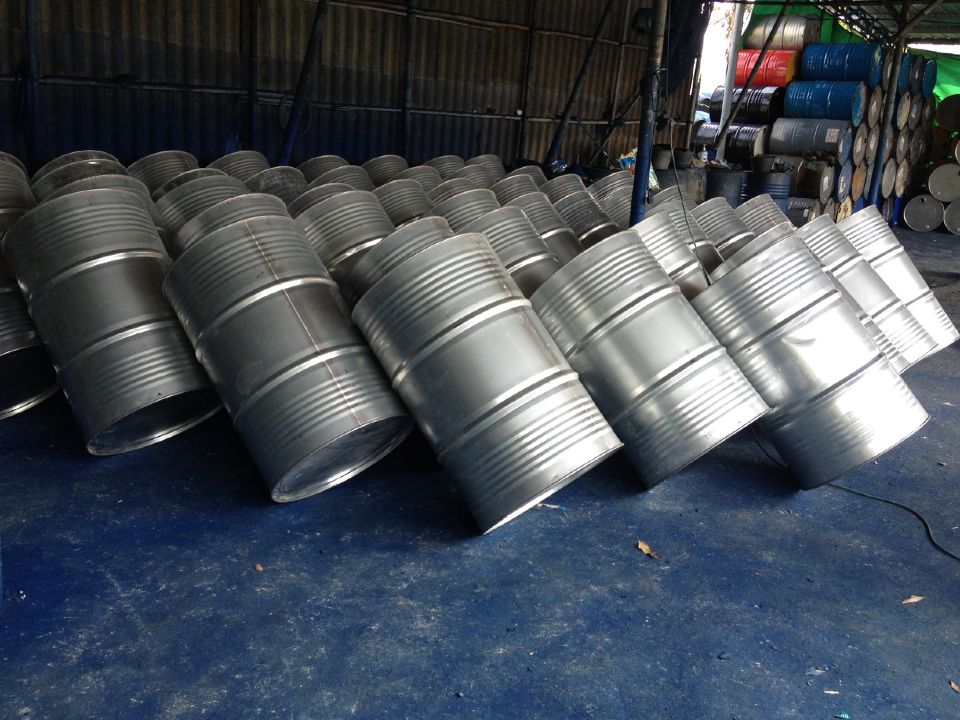 二手镀锌铁桶 200升白皮桶回收 莞兴翻新镀锌桶 供应200升镀锌桶3