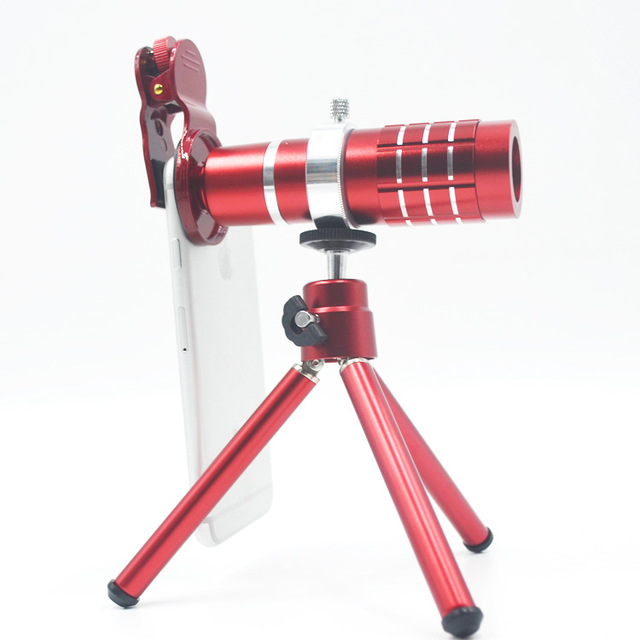 通用12X镜头 变焦镜头高清无暗角远视镜摄影 长焦 放大镜 望远镜4