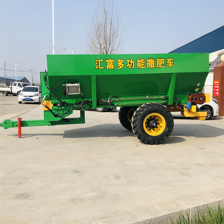 大田粉剂肥撒料车 2FGH-8汇德 农田撒有机肥设备 大棚复合肥抛撒车2